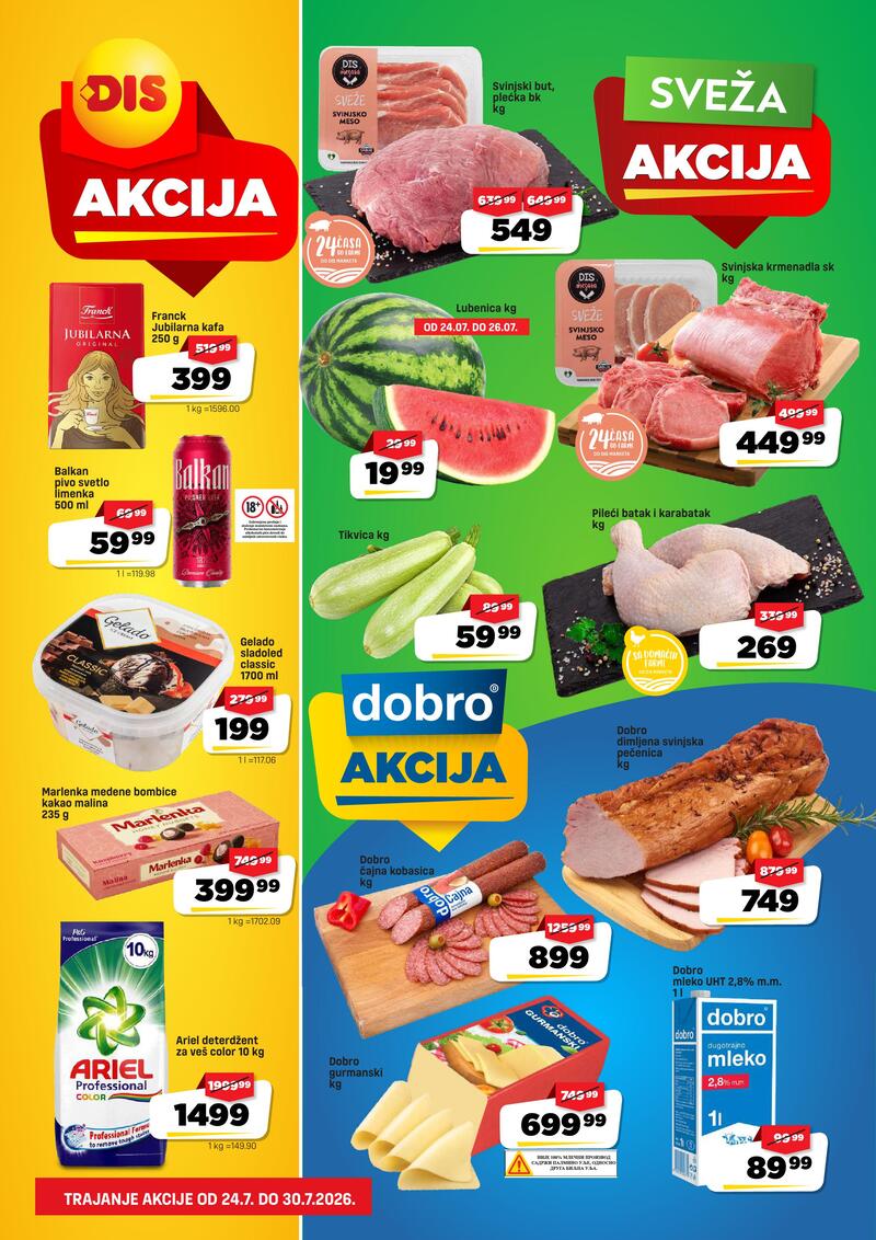 DIS Market katalog akcija Nedeljna akcija