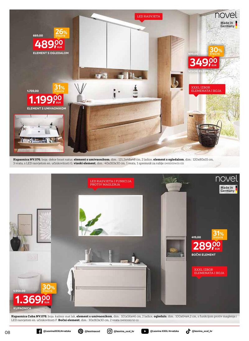 Lesnina XXXL katalog akcija