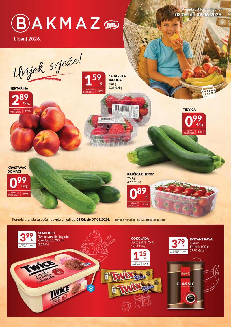 Bakmaz katalog akcija Tjedna ponuda