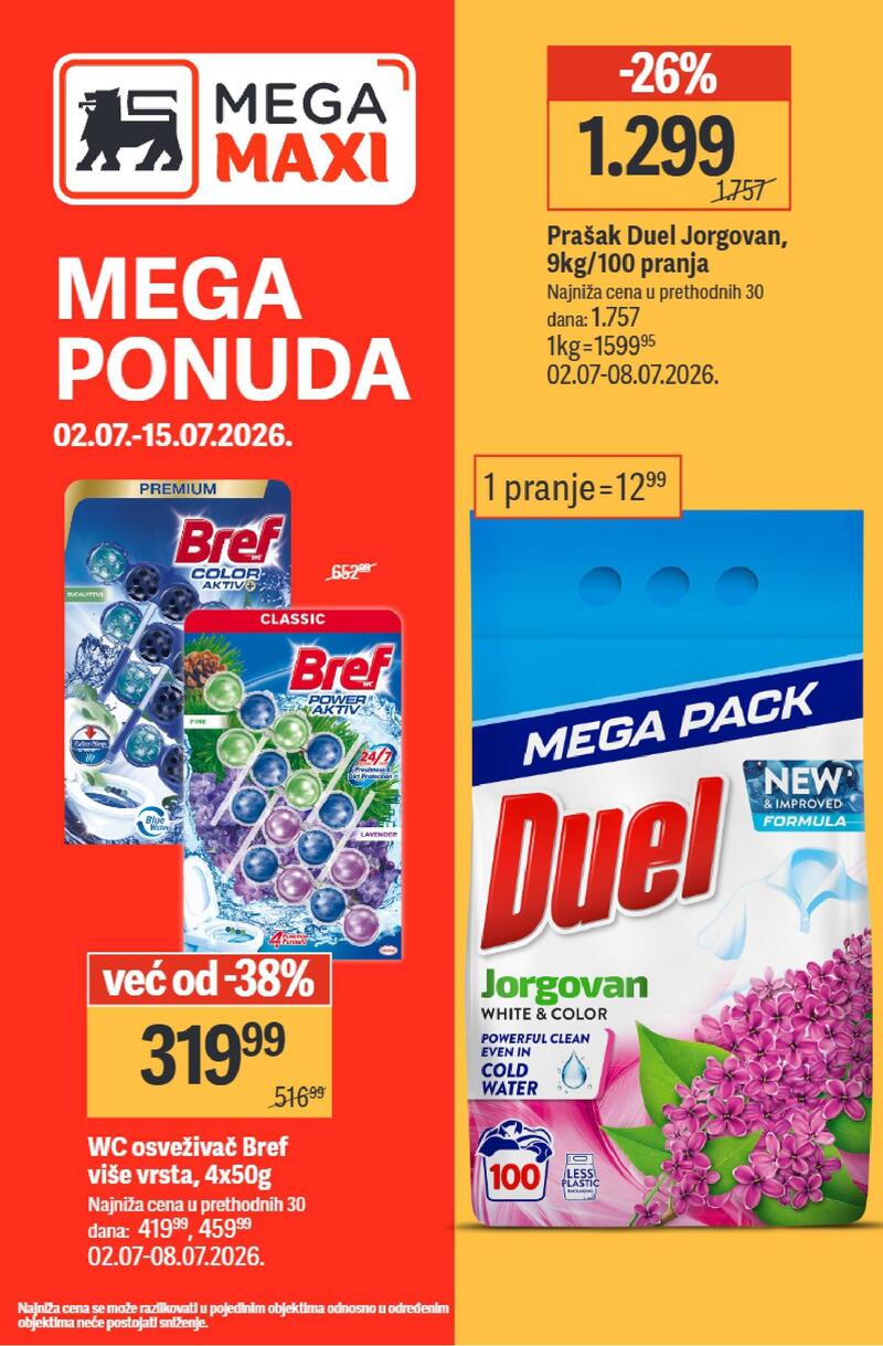 Mega Maxi nedeljna akcija