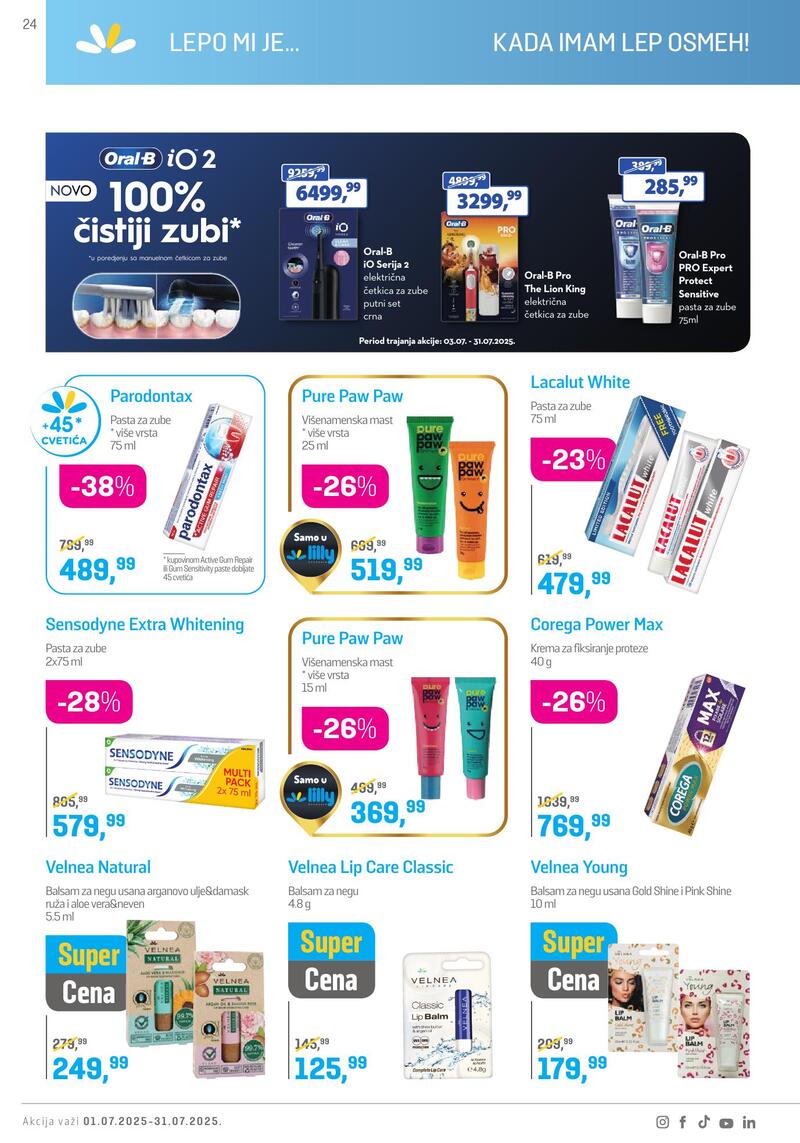 Lilly Drogerie katalog akcija
