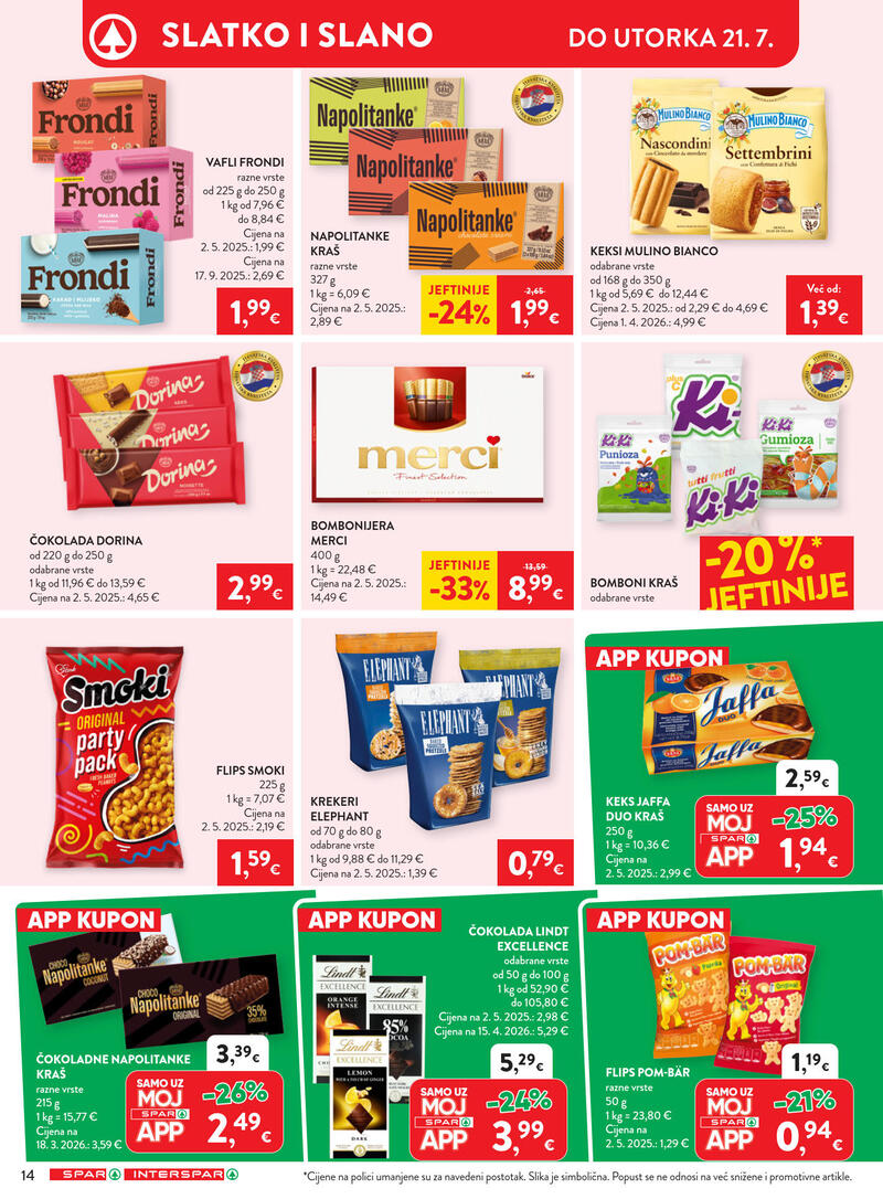 Spar kataloška akcija