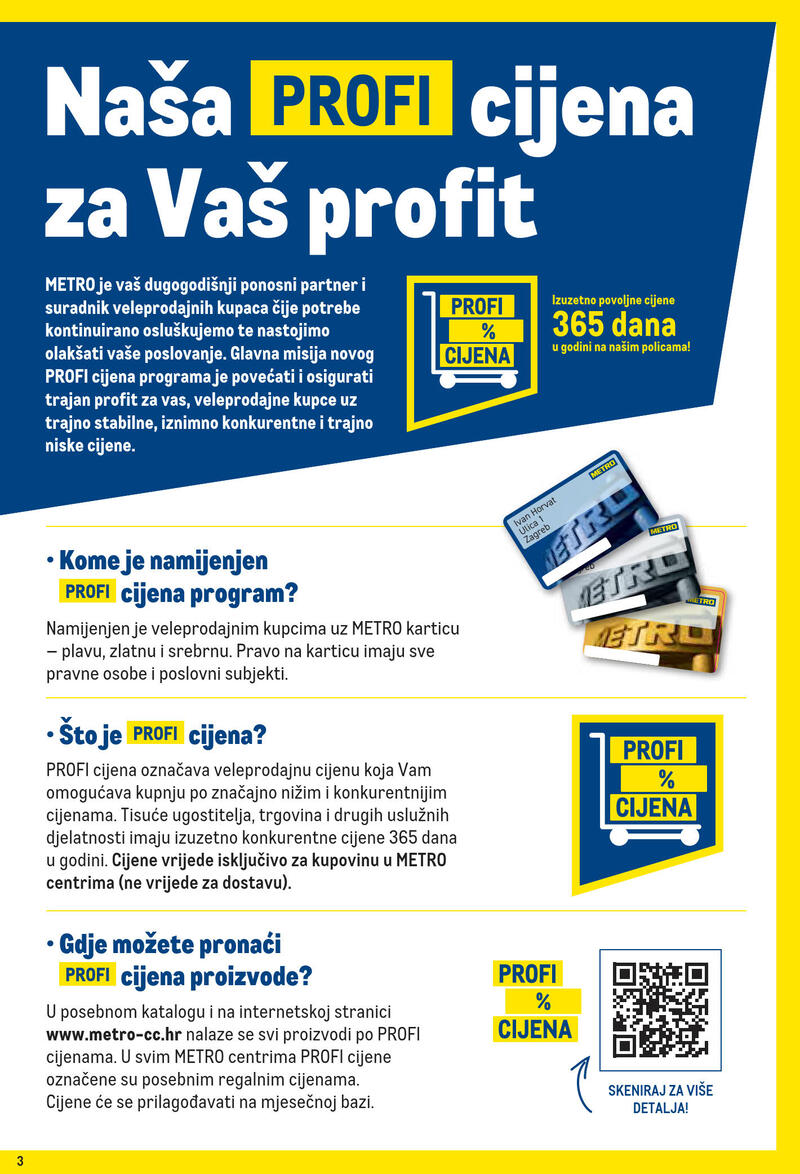 Metro profi cijena