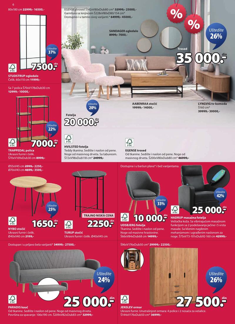 JYSK katalog nameštaj