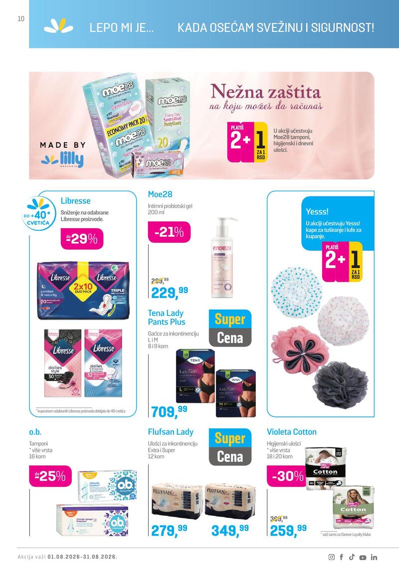Lilly Drogerie katalog akcija