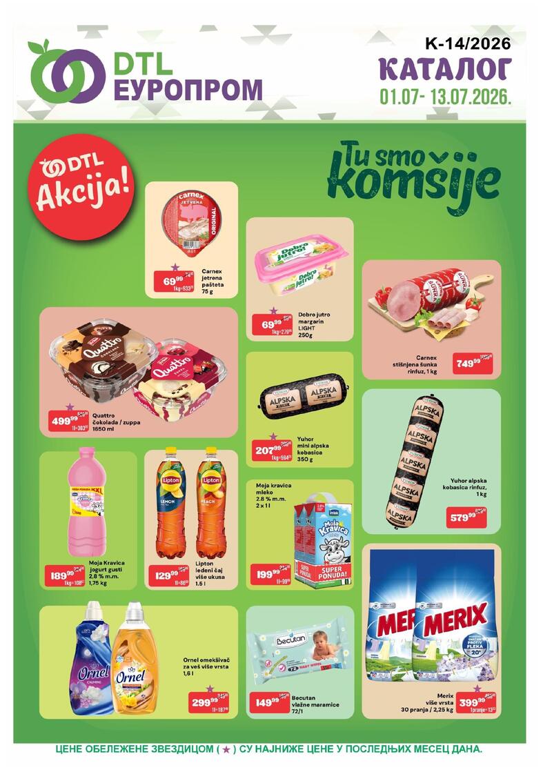 Europrom katalog akcija Europrom katalog hrana
