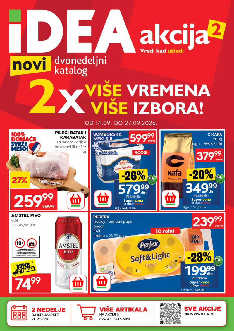 Idea katalog akcija Dvonedeljni katalog