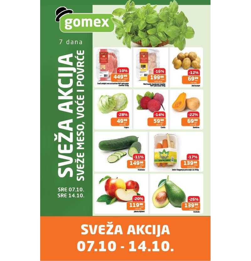 Gomex katalog - Sveža akcija