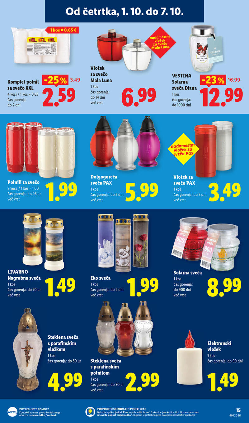 Lidl katalog - Tedenska akcija