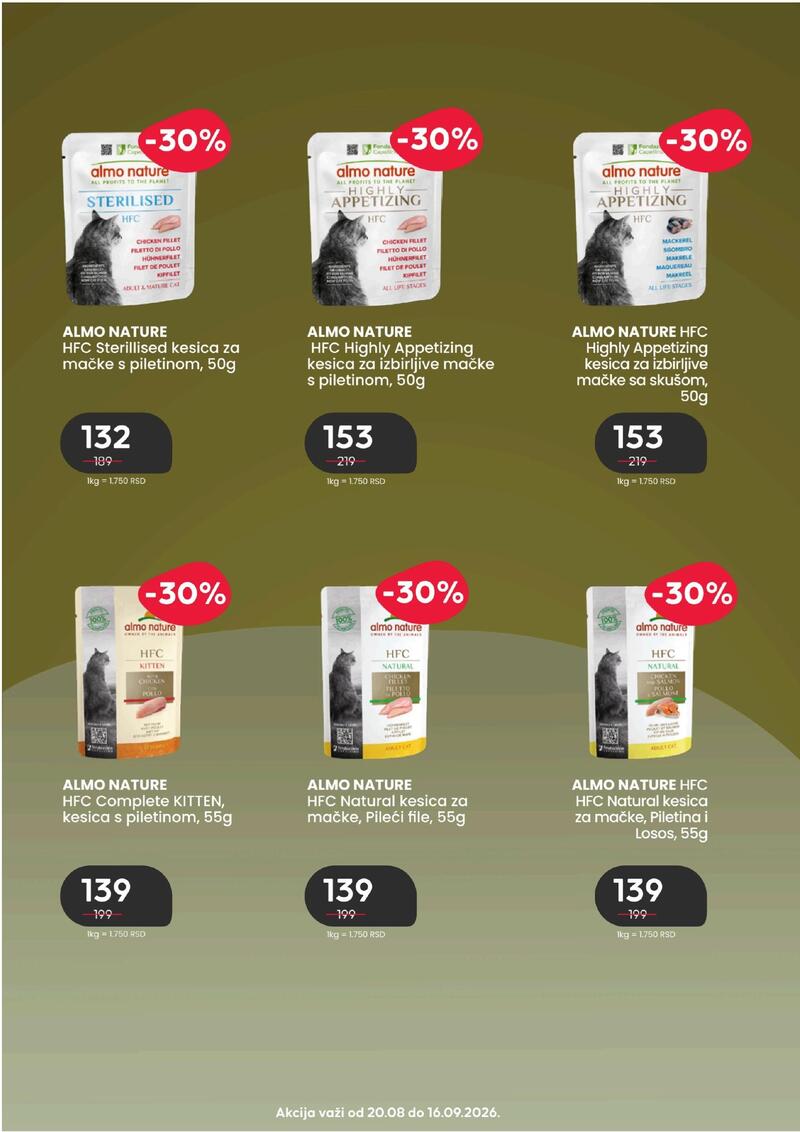 Pet centar akcijski katalog