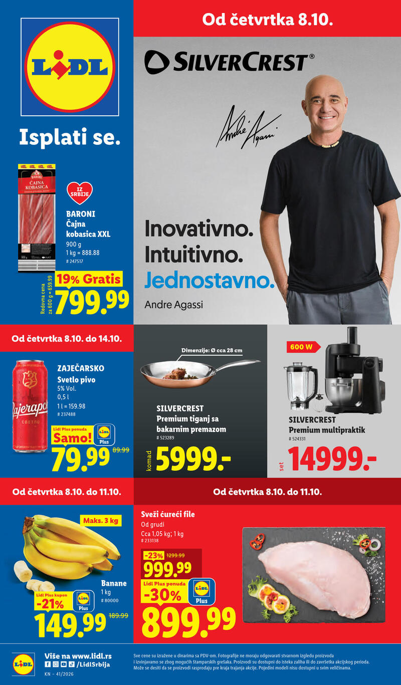 Lidl katalog akcija Nedeljna akcija