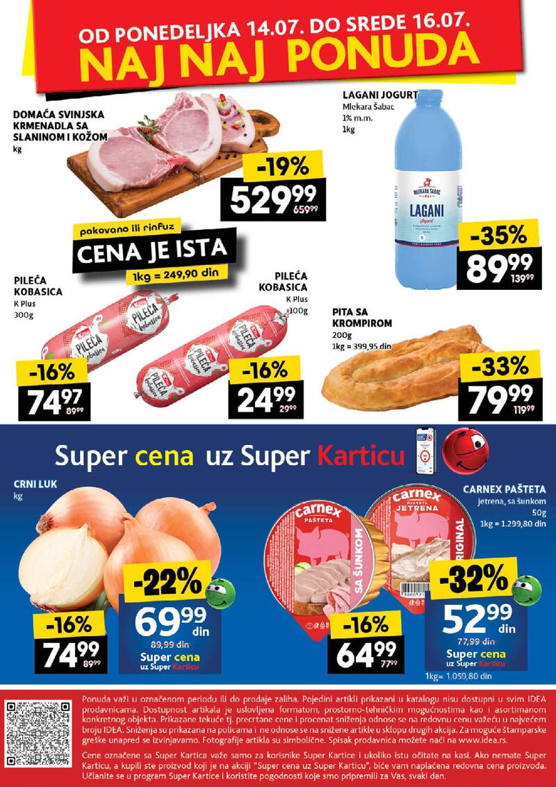 Idea katalog nedeljna akcija
