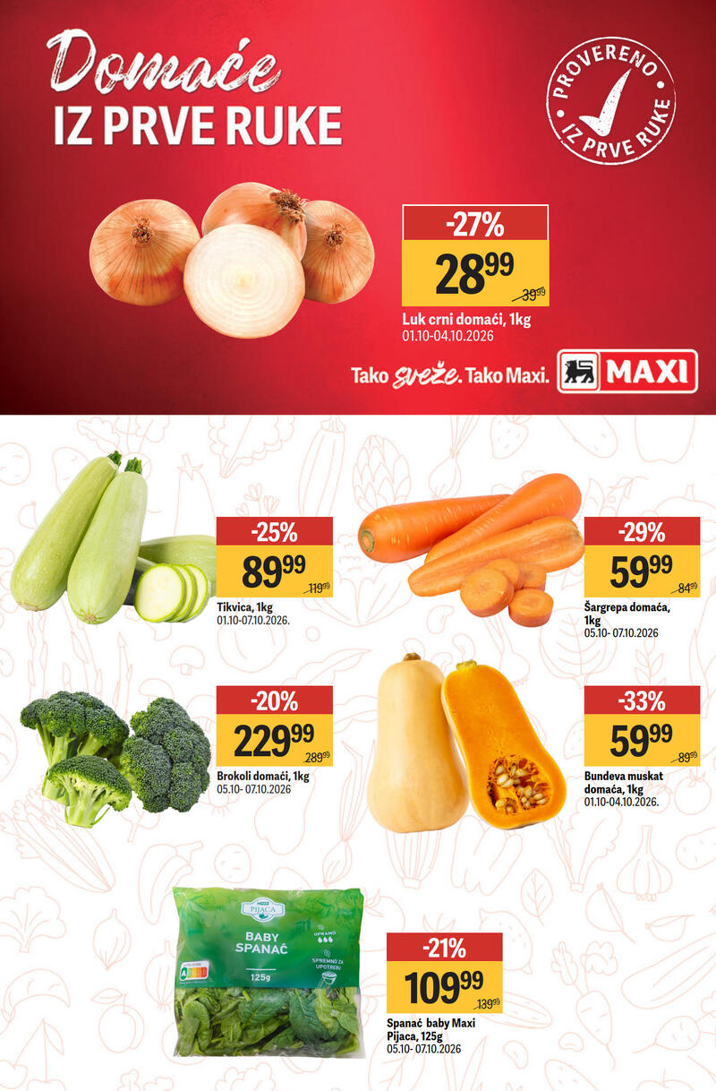 Maxi katalog – Nedeljna akcija
