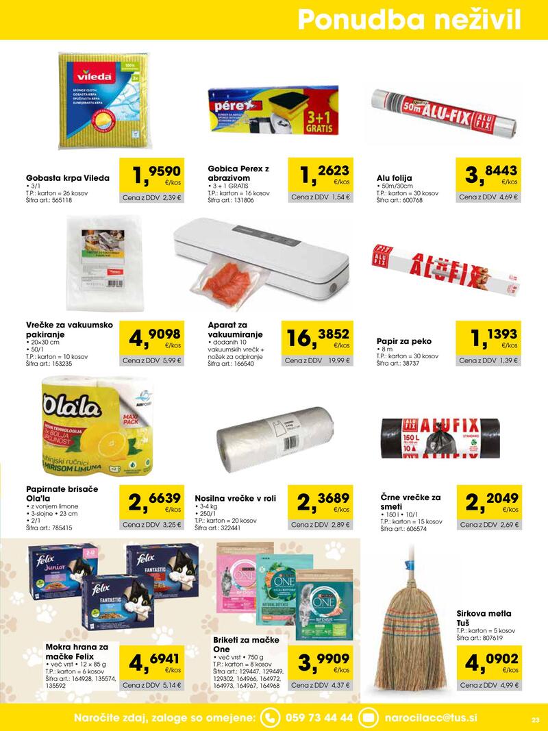 Tuš Cash & Carry katalog - Trgovec