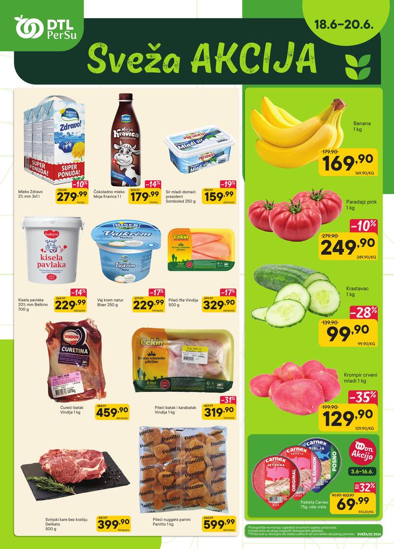 PerSu katalog akcija Sveža akcija