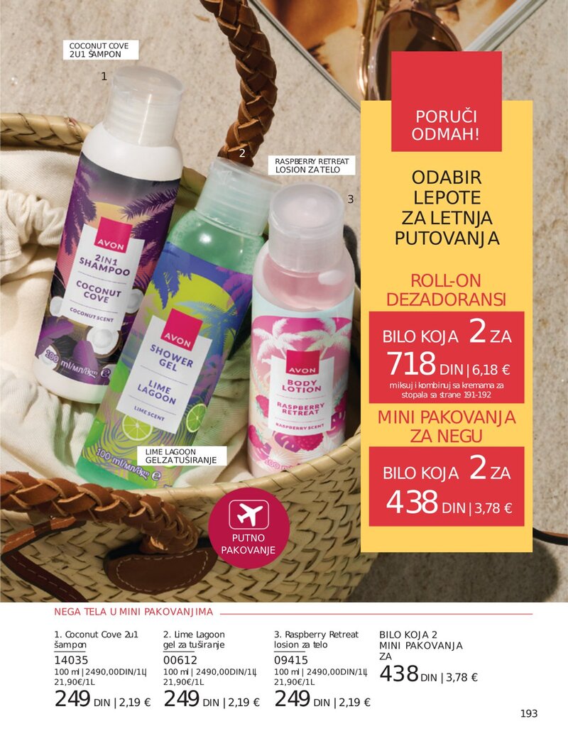 Avon katalog akcija