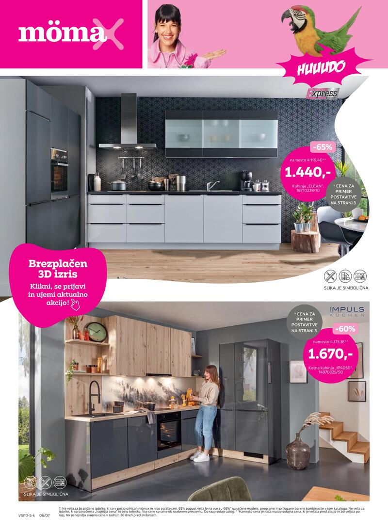 Mömax kuhinje katalog