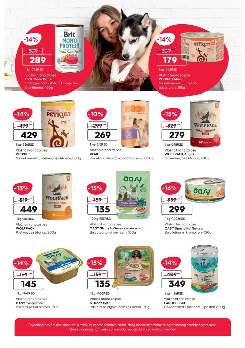 Pet centar akcijski katalog