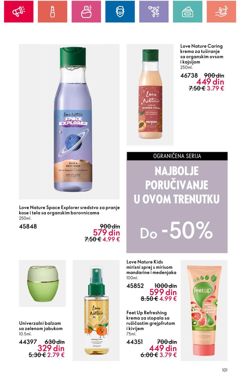 Oriflame katalog akcija