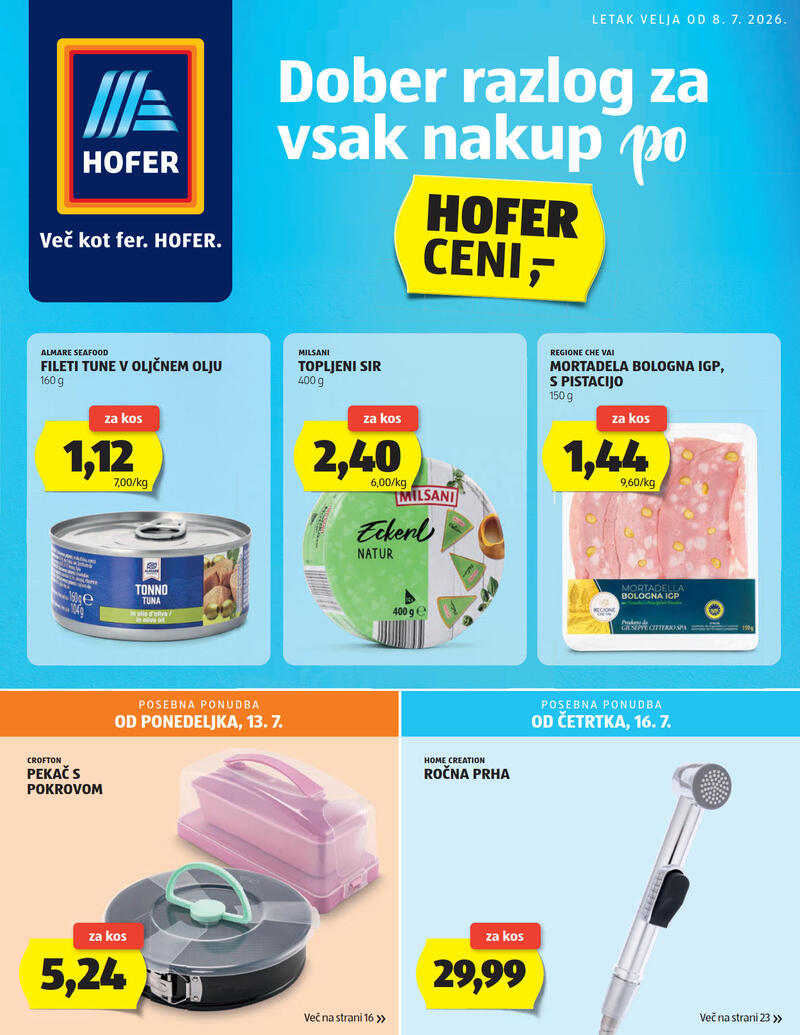 Hofer katalog akcija Redni katalog