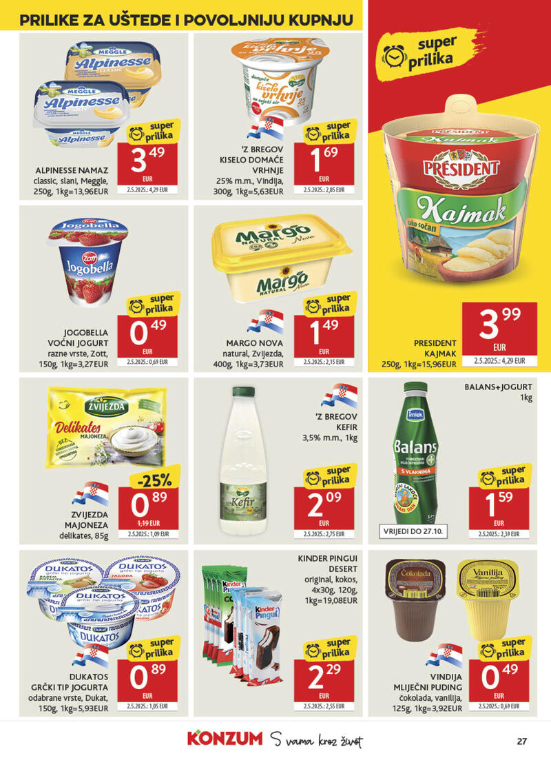 Konzum katalog - Tjedna akcija