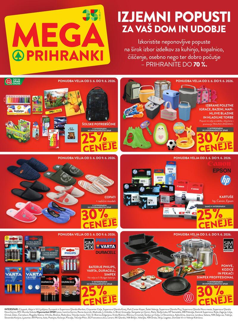 Spar mega prihranki