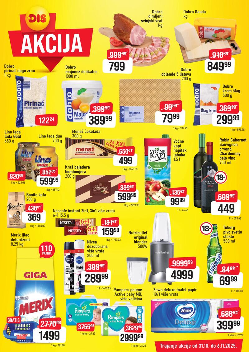 DIS Hipermarket nedeljna akcija