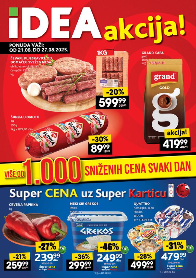 Idea katalog nedeljna akcija