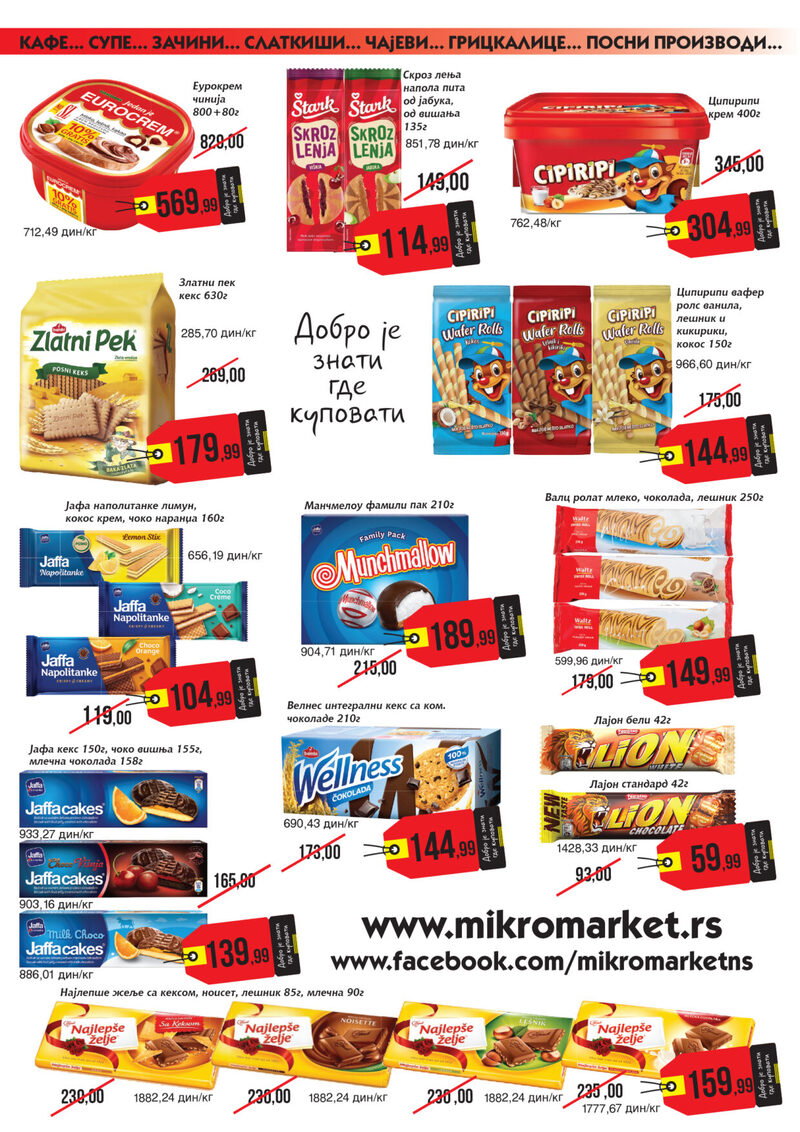 Mikromarket katalog akcija