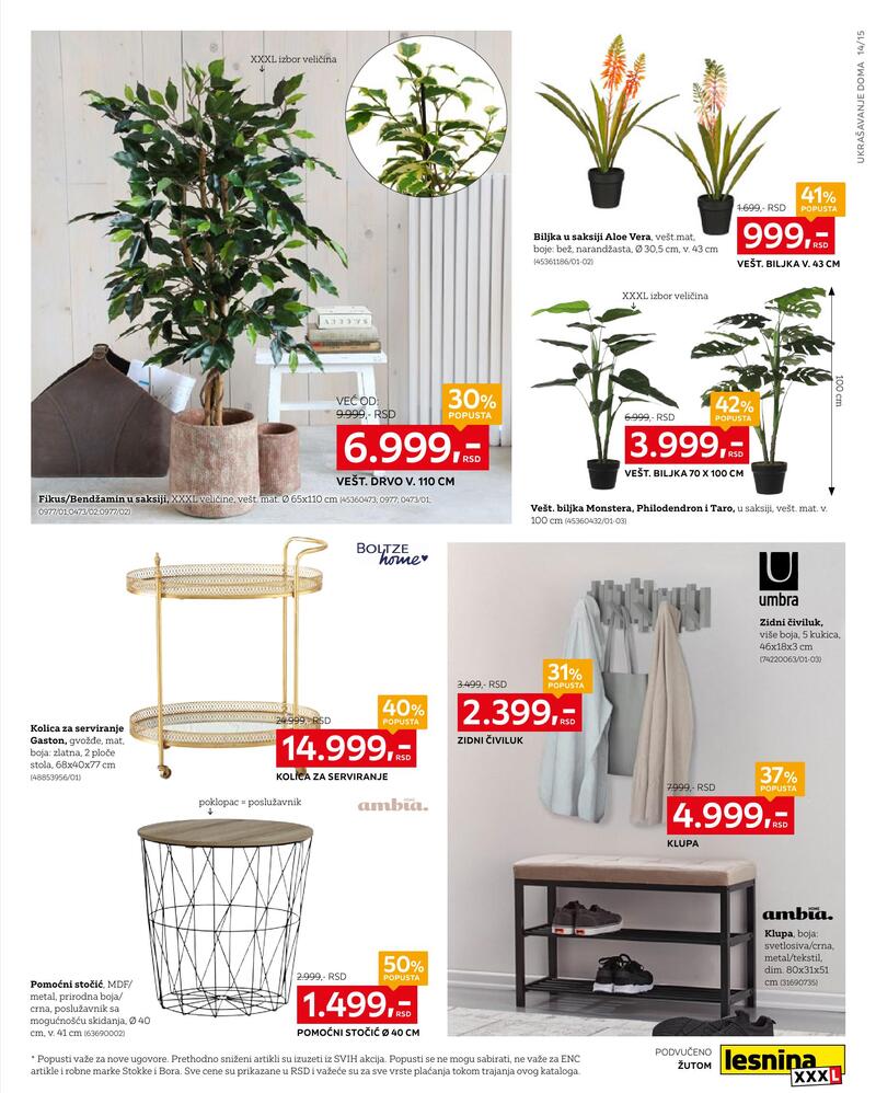 Lesnina XXXL katalog akcija