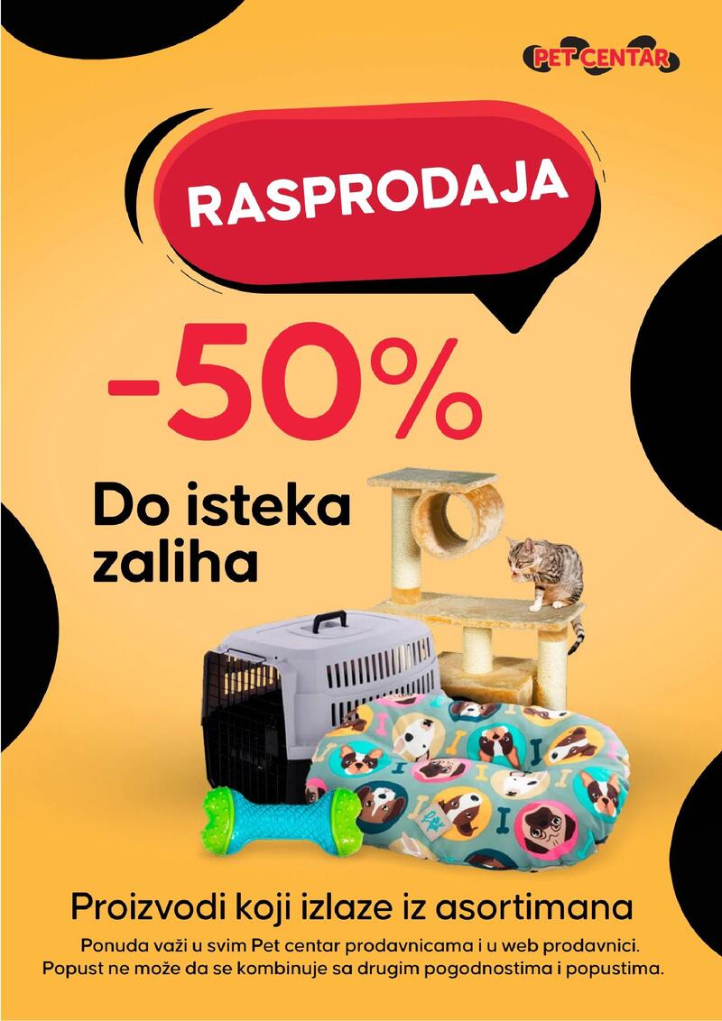 Pet centar akcijski katalog