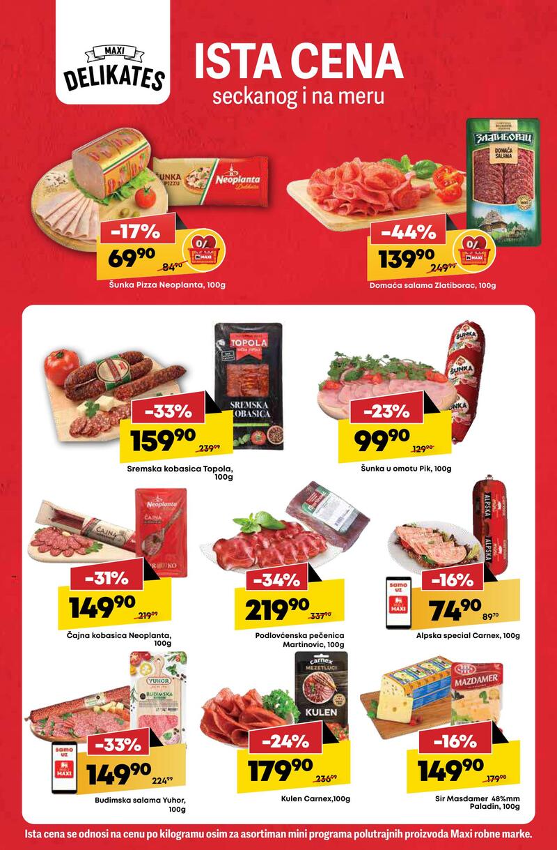 Mega Maxi nedeljna akcija