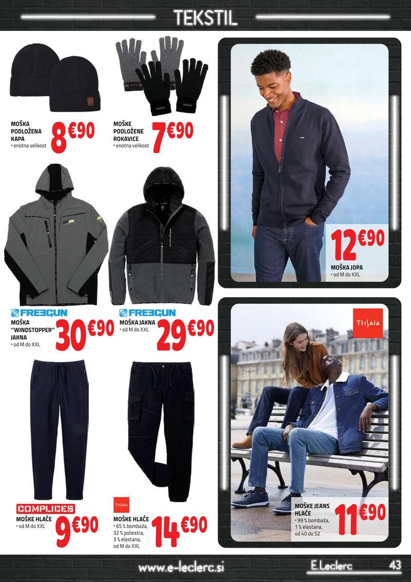 E.Leclerc katalog - Tekstil