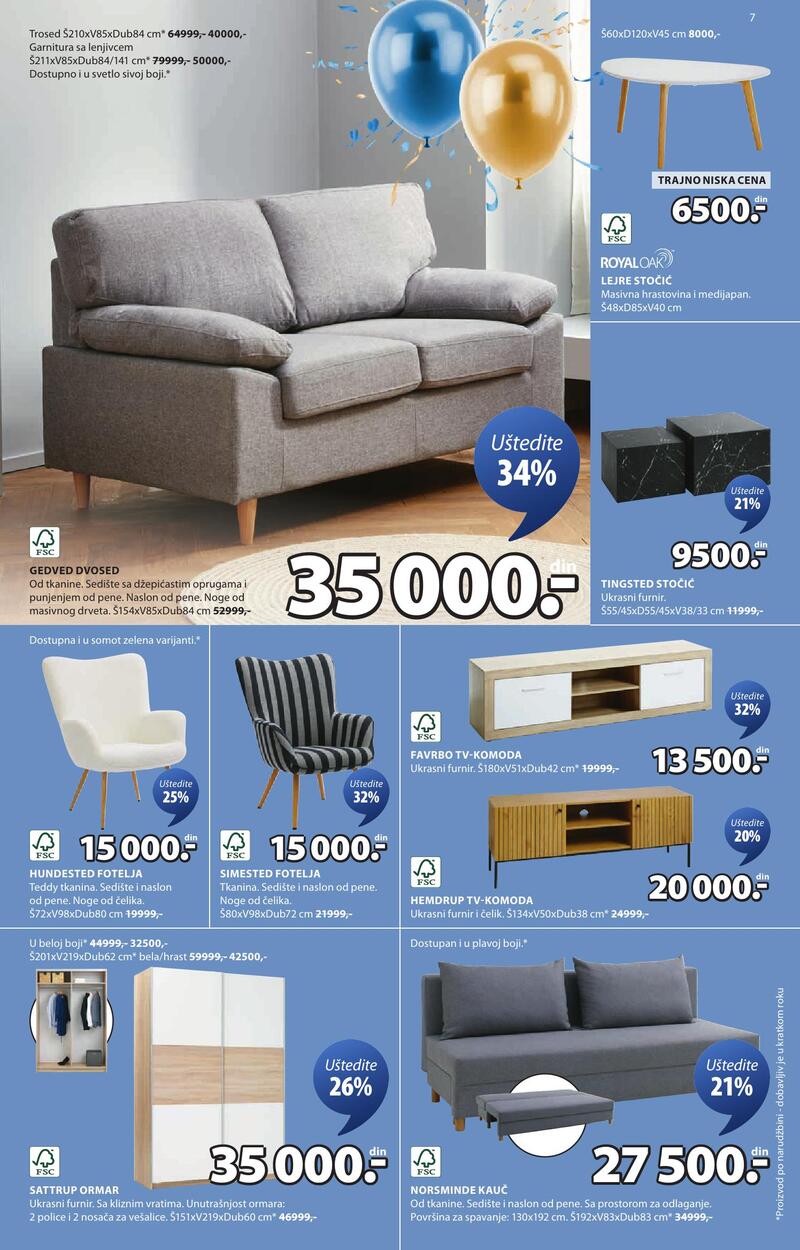 JYSK katalog nameštaj
