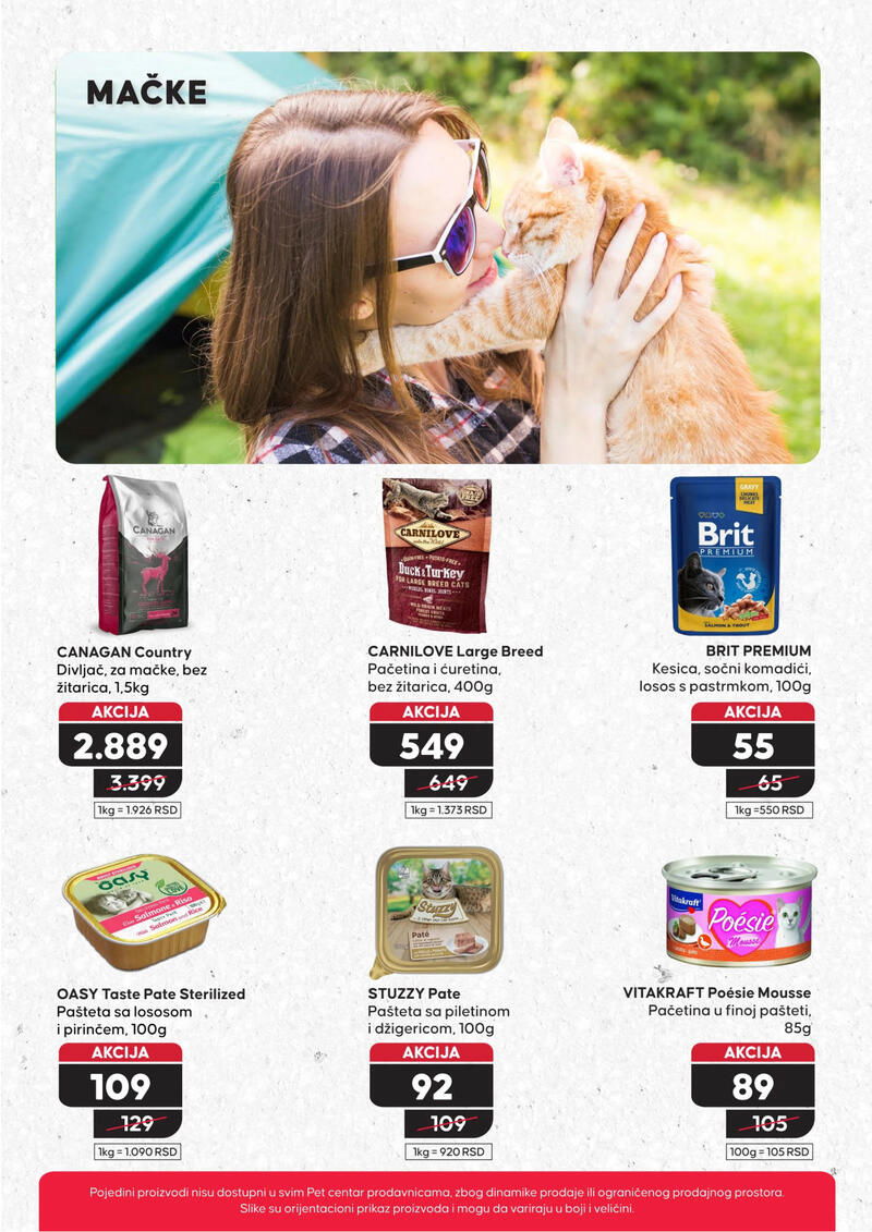 Pet centar akcijski katalog