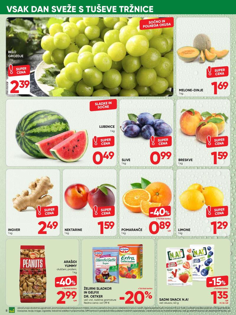 Tuš redni katalog