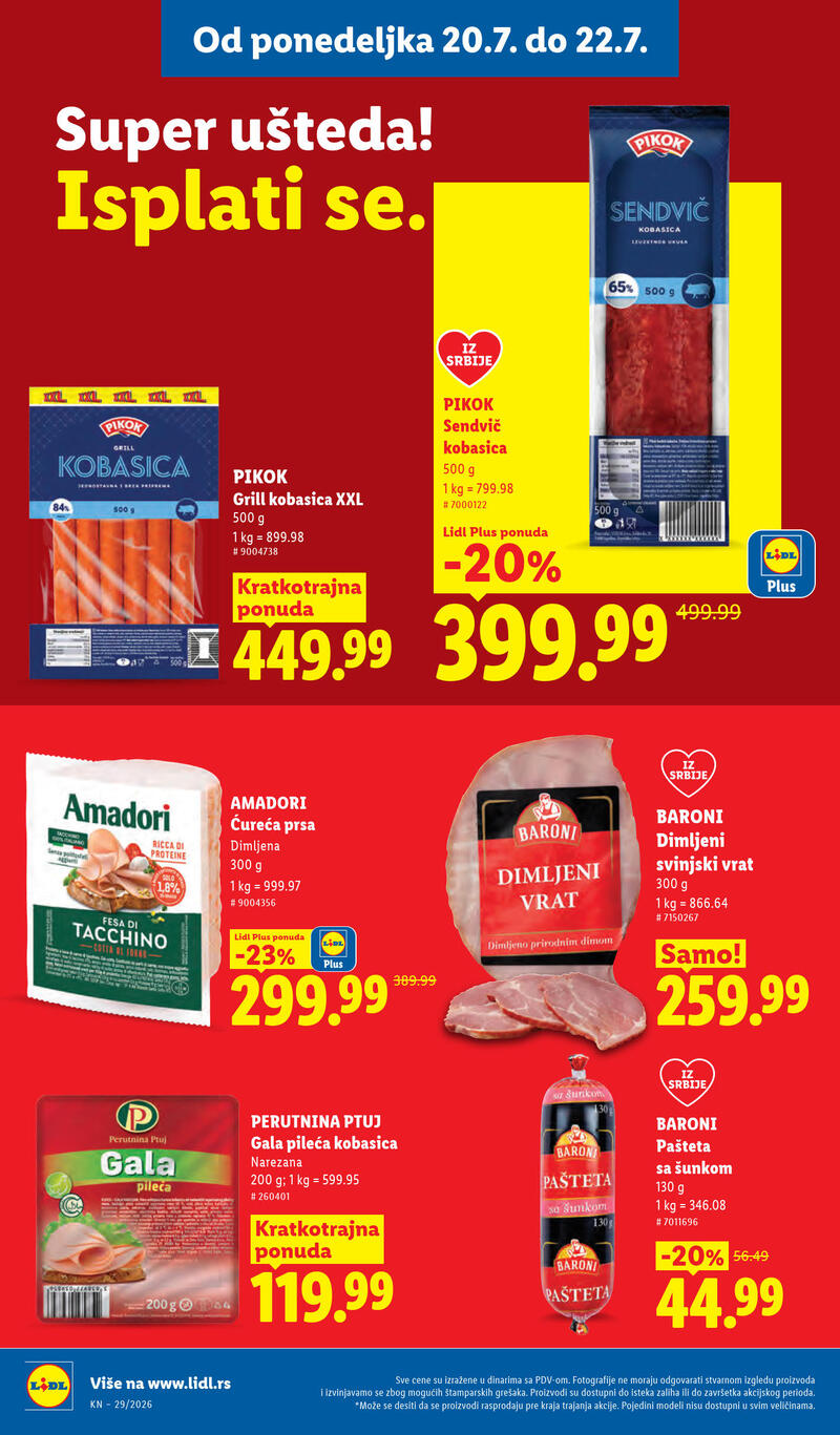 Lidl katalog akcija