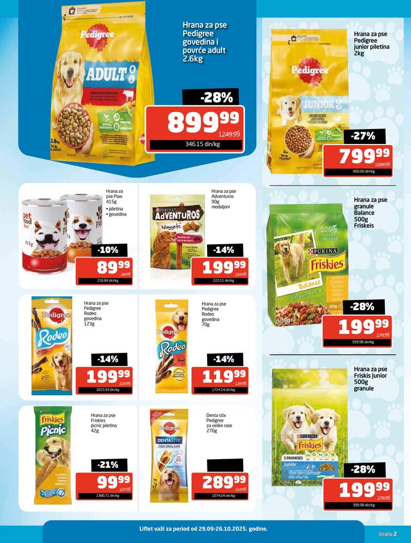 Gomex katalog hrana
