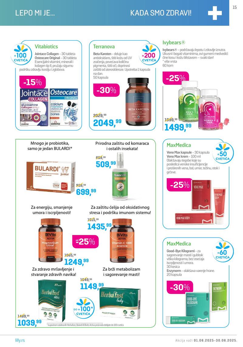 Lilly Drogerie katalog akcija