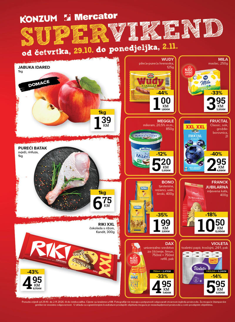Konzum katalog - Nedeljna akcija