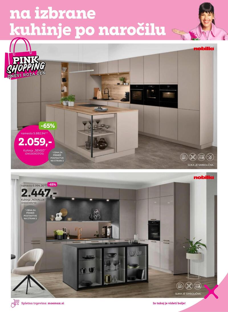 Mömax katalog - Do -65% na izbrane kuhinje po naročilu
