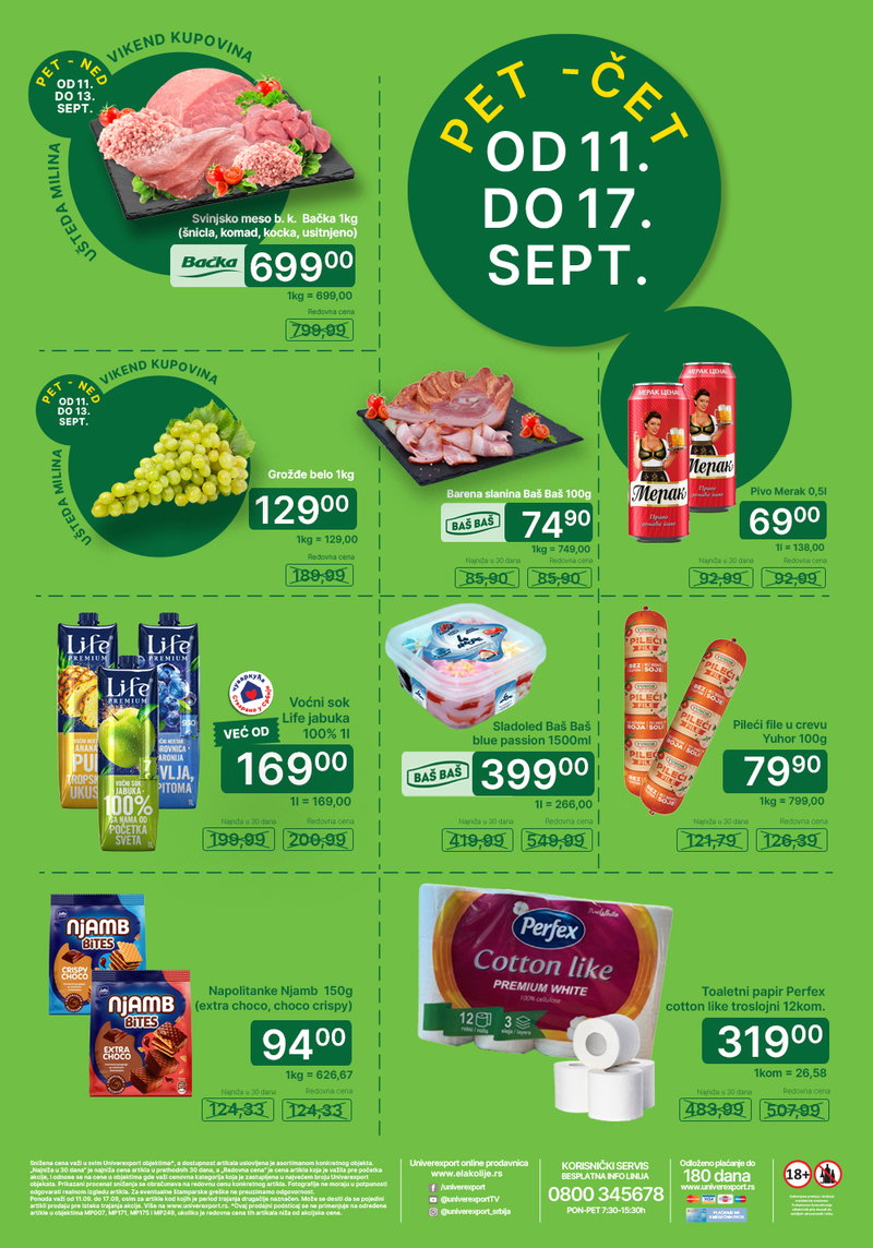 Univerexport katalog nedeljna akcija