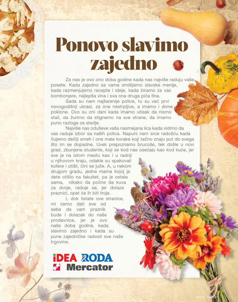 Roda katalog praznični magazin