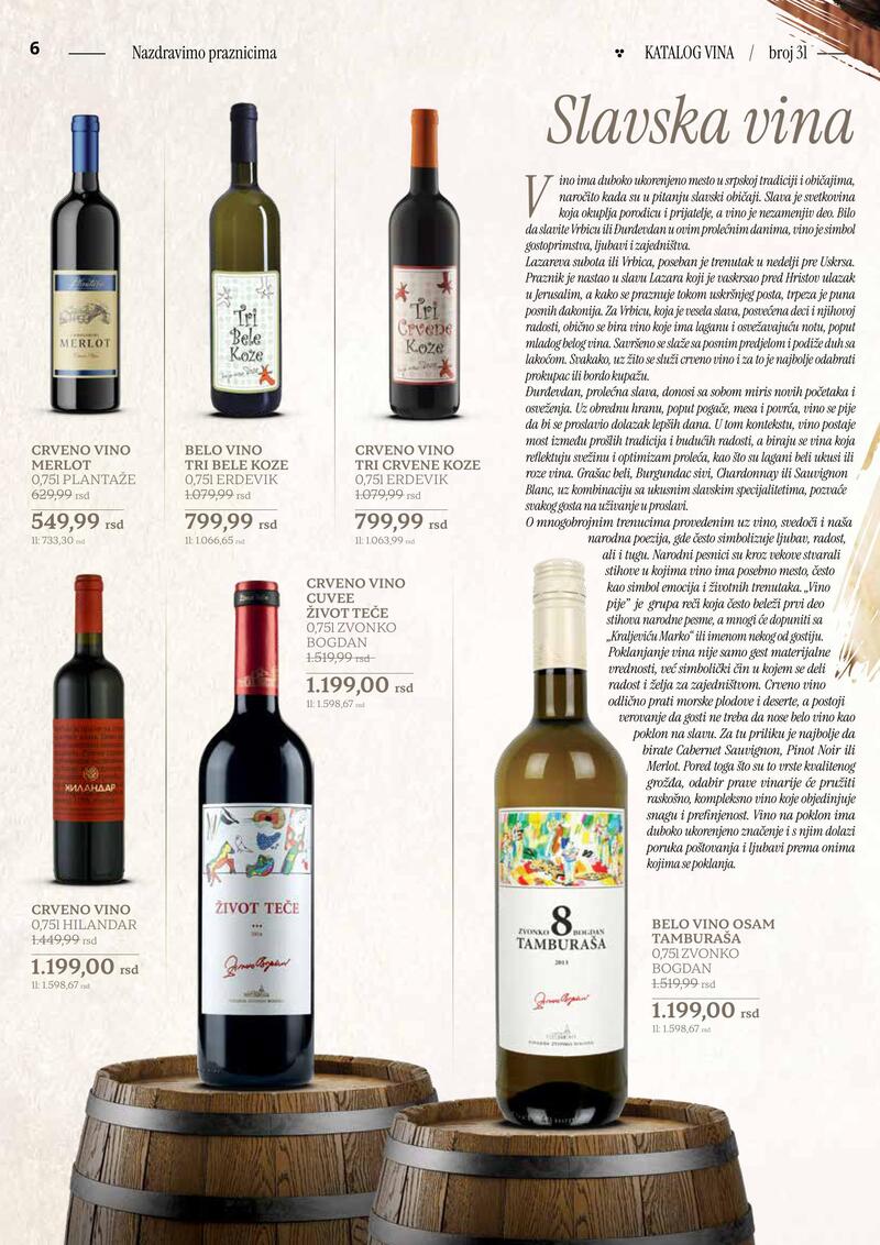 Idea katalog vina