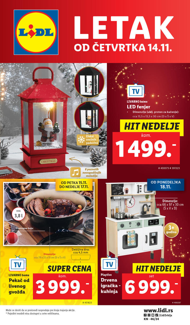 Lidl katalog akcija neprehrana