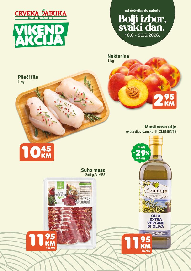 Crvena jabuka katalog akcija Vikend akcija