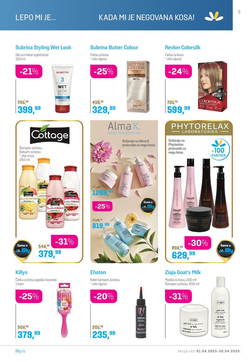 Lilly Drogerie katalog akcija