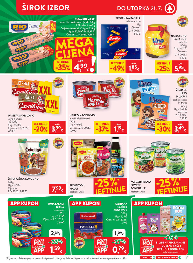 Spar kataloška akcija
