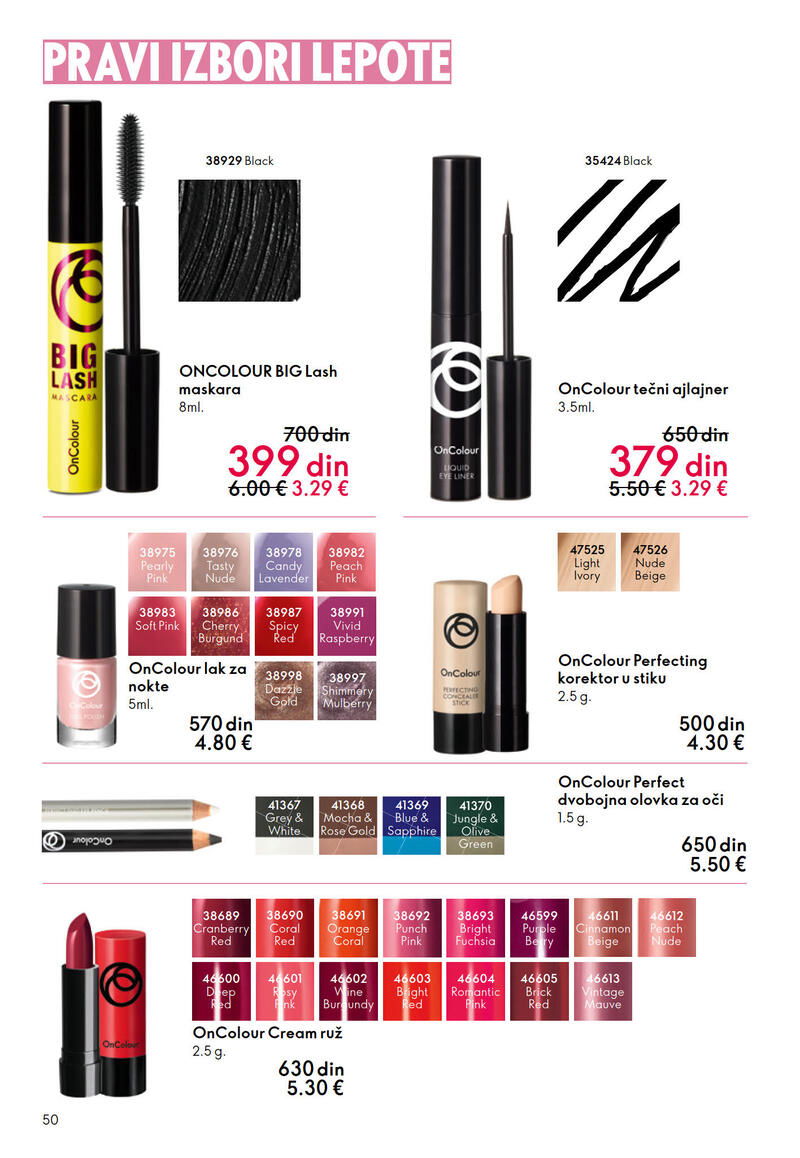 Oriflame katalog akcija