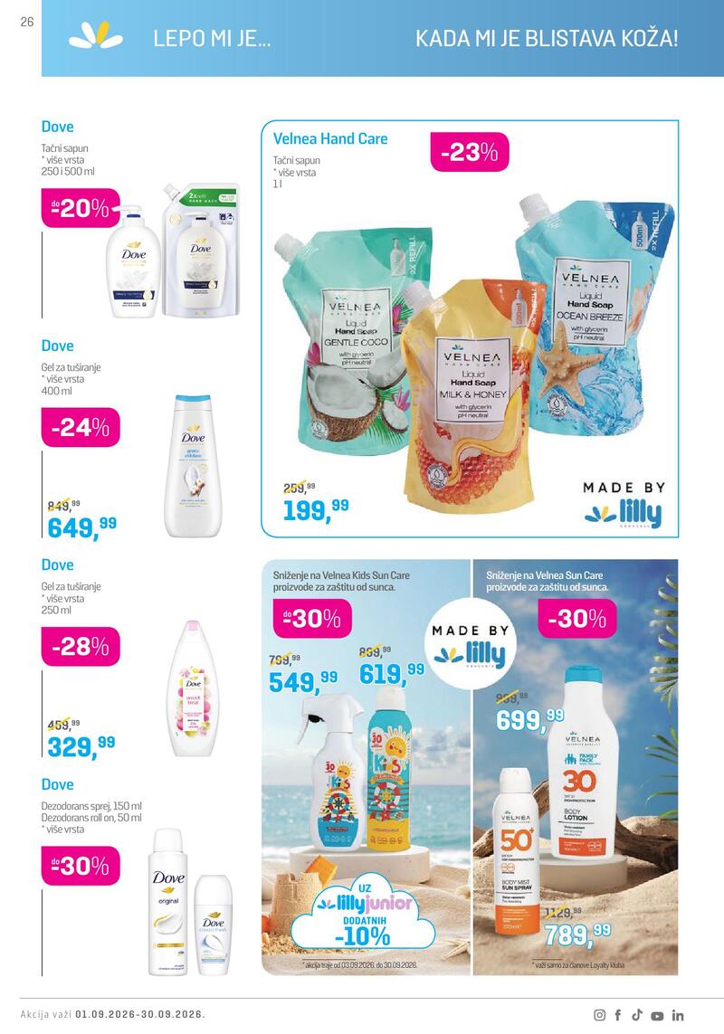 Lilly Drogerie katalog akcija